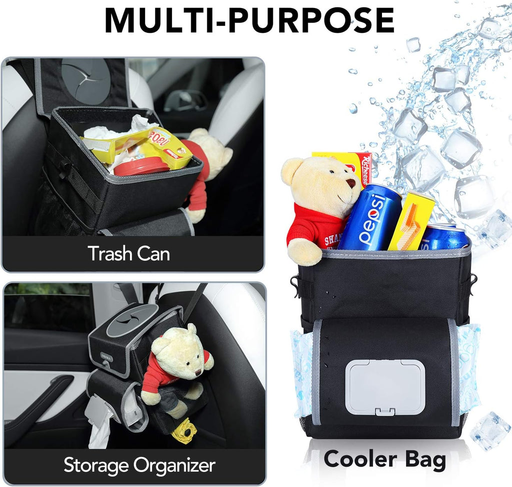 Farasla All-in-One Car Trash Can, Garbage Bag for Car