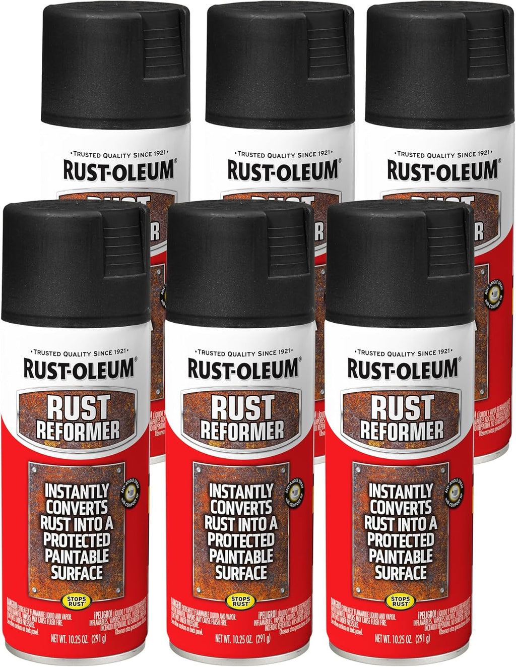 Rust-Oleum Stops Rust Reformer Black Spray Paint for Painted and Bare Metal