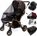 Sysmie 2 Pack Baby Stroller Mosquito Net, Durable Mesh Protection, Black