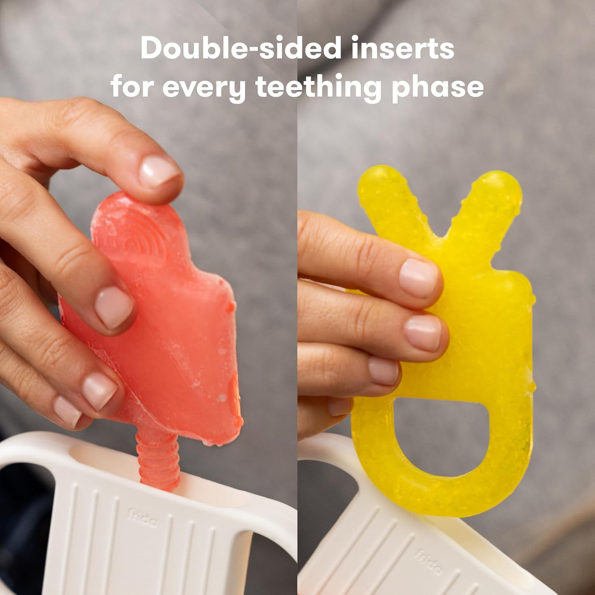 Frida Baby Silicone Teething Toys, 4-in-1 Teether for Babies & Infants
