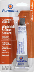 Permatex 81730 Flowable Silicone Windshield and Glass Sealer, 1.5 oz.
