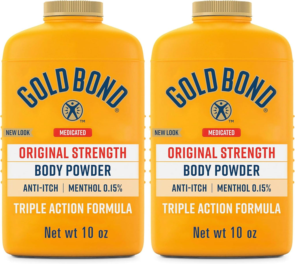 Gold Bond Medicated Body Powder, Anti-Itch, Absorbs & Cools, 10 Oz