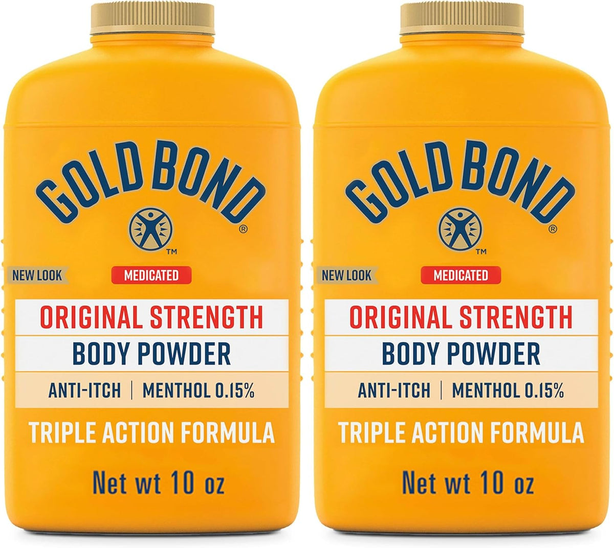 Gold Bond Medicated Body Powder, Anti-Itch, Absorbs & Cools, 10 Oz