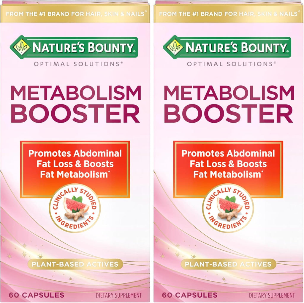 Nature's Bounty Optimal Solutions Metabolism Booster Supplement, 60 Count