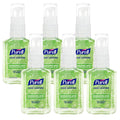 Purell Hand Sanitizer Gel Mint, Travel Pump Bottle 6ct x 2fl oz- 3907-04-EC