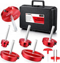 6Pcs PVC Pipe Reamer Kit, Durable Aluminum PVC Fitting Saver