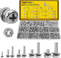 750PCS M3 Hex Socket Screw Assortment Kit,M3x6/8/10/12/16/20/25/30 mm
