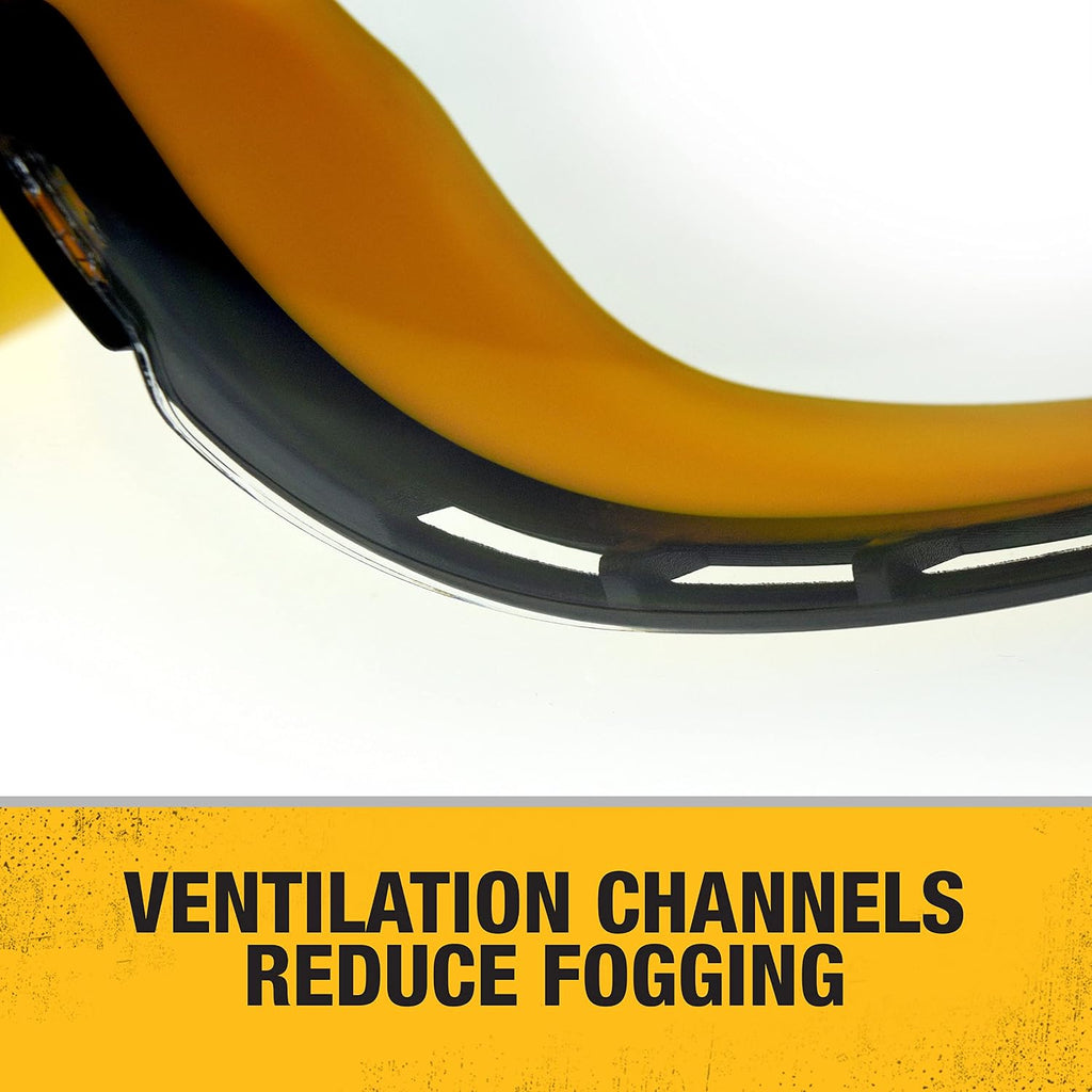 Dewalt DPG82 Concealer Anti-Fog Dual Mold Safety Goggle - 1 Pair