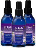 Dr Teal's Calm Blend Spray with Melatonin, Lavender & Chamomile Essential Oils, 6 fl oz (Pack of 3)