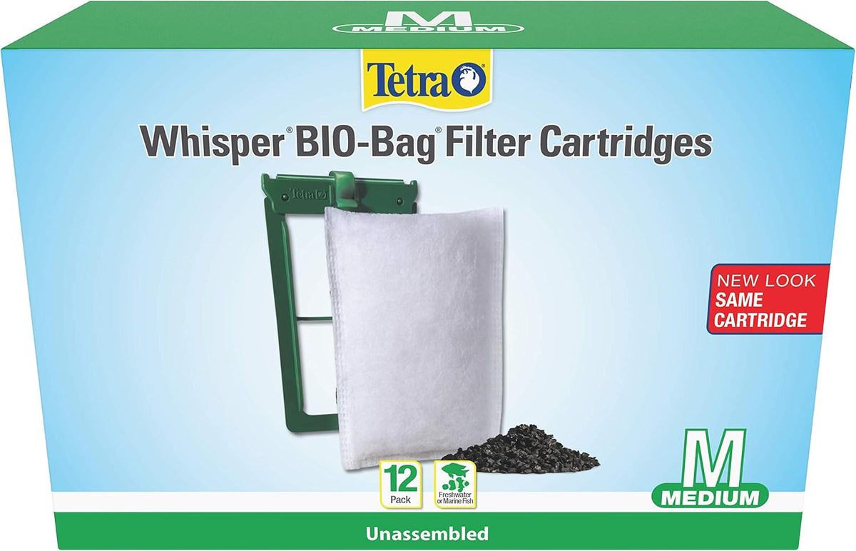 Tetra Whisper Bio-Bag Medium Filter Cartridges for Aquariums, 3 Count