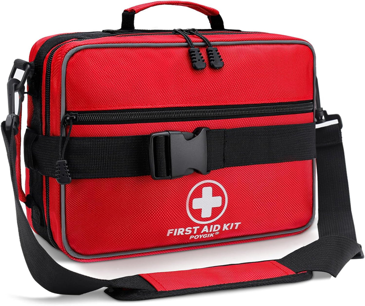 Poygik Premium 420-Piece Large First Aid Kit for Home, Car, Camping
