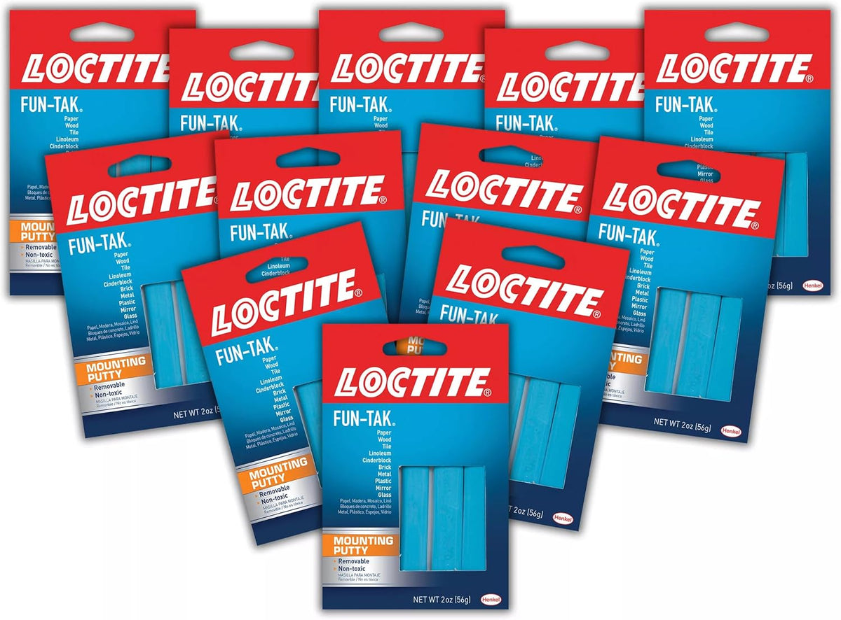 Loctite Fun-Tak Mounting Putty, Blue, 2 oz Wallet, 1 Pack