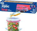 Ziploc Gallon Food Storage Bags, Stand-Up Bottom, 81 Count
