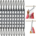 Wonder Hanger Max Space Saving Closet Hangers, 10-Pack, 360° Swivel, Grey