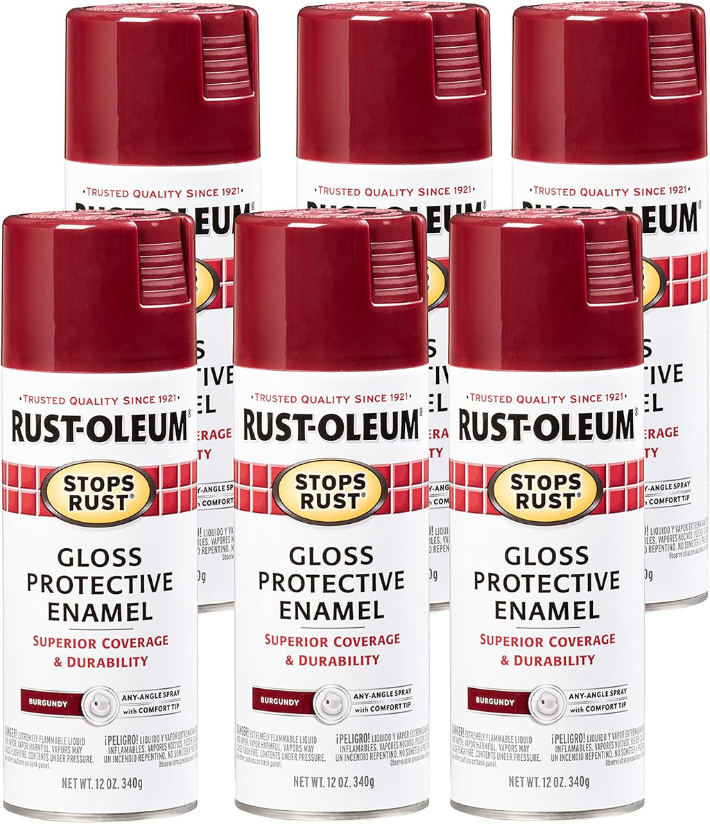 Rust-Oleum Stops Rust Spray Paint, Semi-Gloss Black