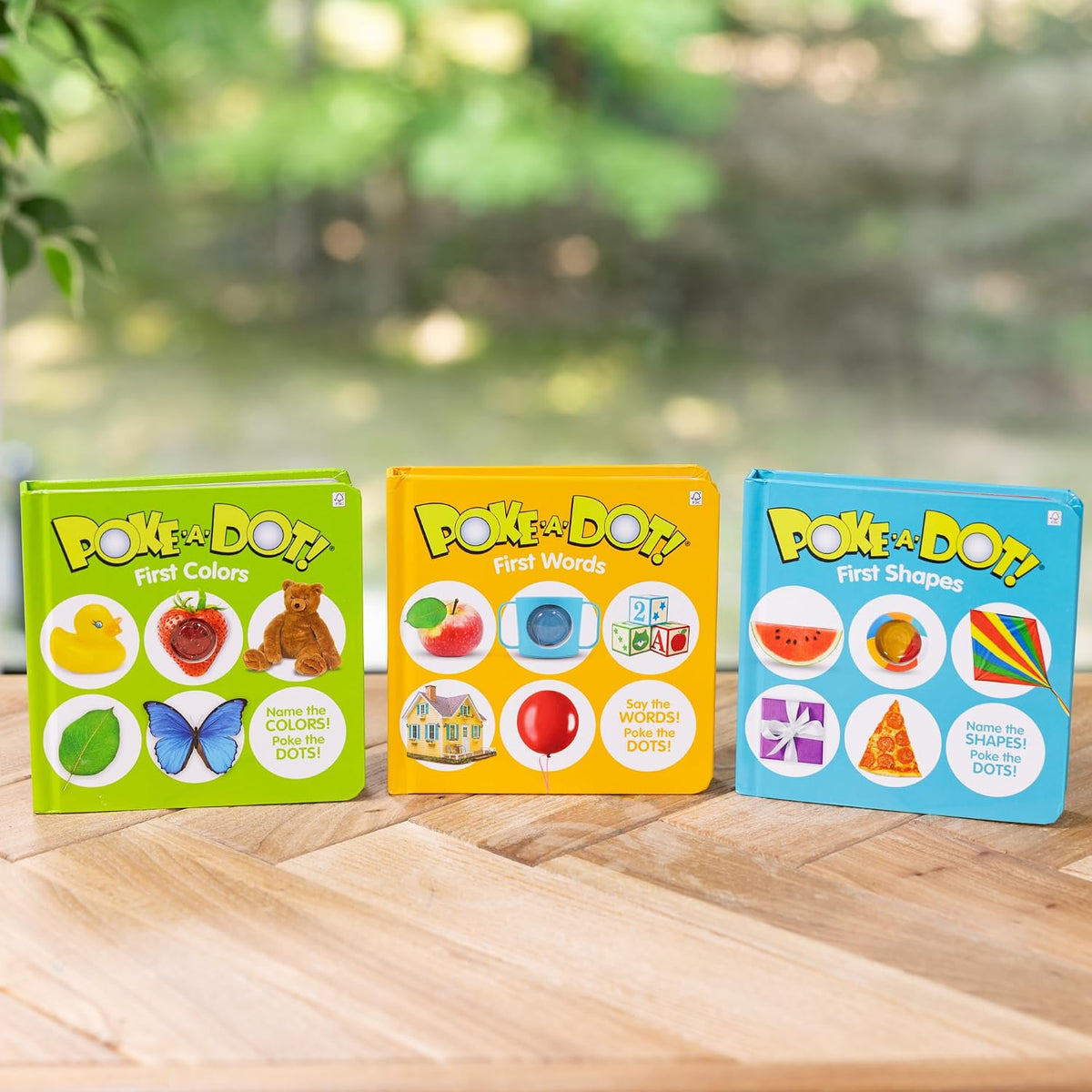 Melissa & Doug Poke-a-Dot First Words Shapes & Colors 3-Pack