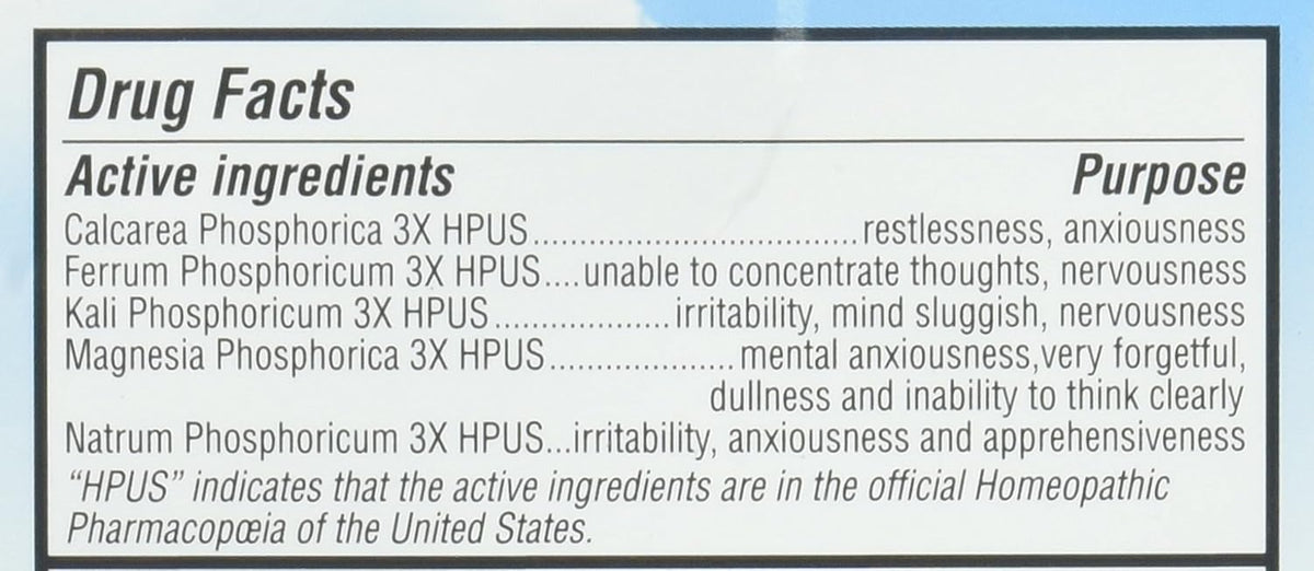 Hyland’s Stress Relief Nerve Tonic for Nervousness and Irritability, 50ct