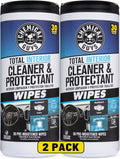 Chemical Guys, Total Interior Cleaner & Protectant Canister Wipes, 30 Count