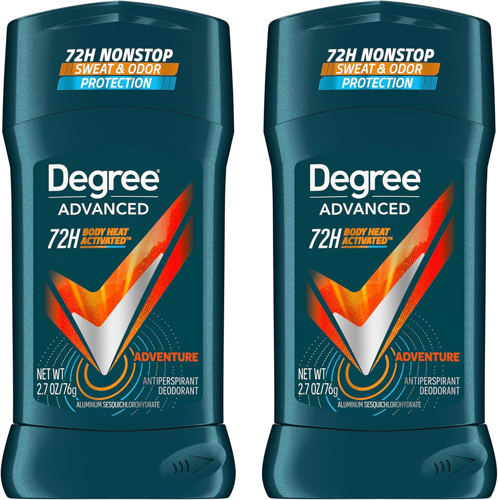 Degree Men Advanced Protection Antiperspirant, Adventure, 2.7 oz, 2-Pack