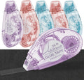 MARCADORUS Glue Tape Roller, Double-Sided Tape for Scrapbooking, 6 Pack
