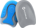 BloomLab Gel Heel Cups for Heel Pain Relief, Plantar Fasciitis, 2 Pack