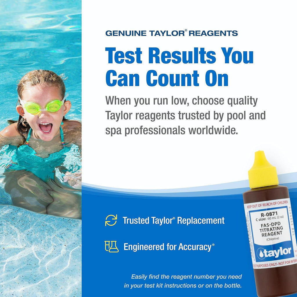 Taylor Technologies R-0871-C, FAS-DPD Titrating Reagent, 2 Ounce
