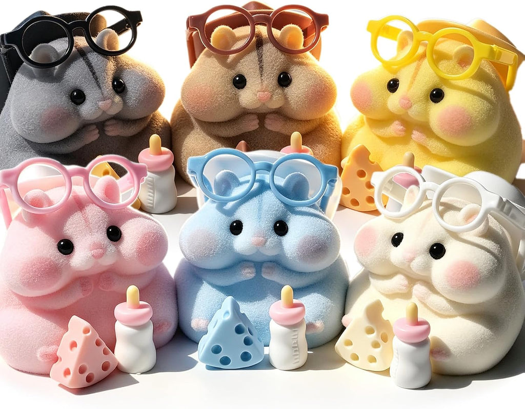 Handmade Taba Squishy Hamster Toy, Cute Squishy Stress Relief Fidget Toy