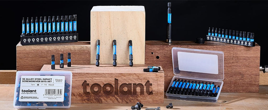toolant 27PCS Impact Torx Bit Set TT7-TT40 S2 Steel Security Torx