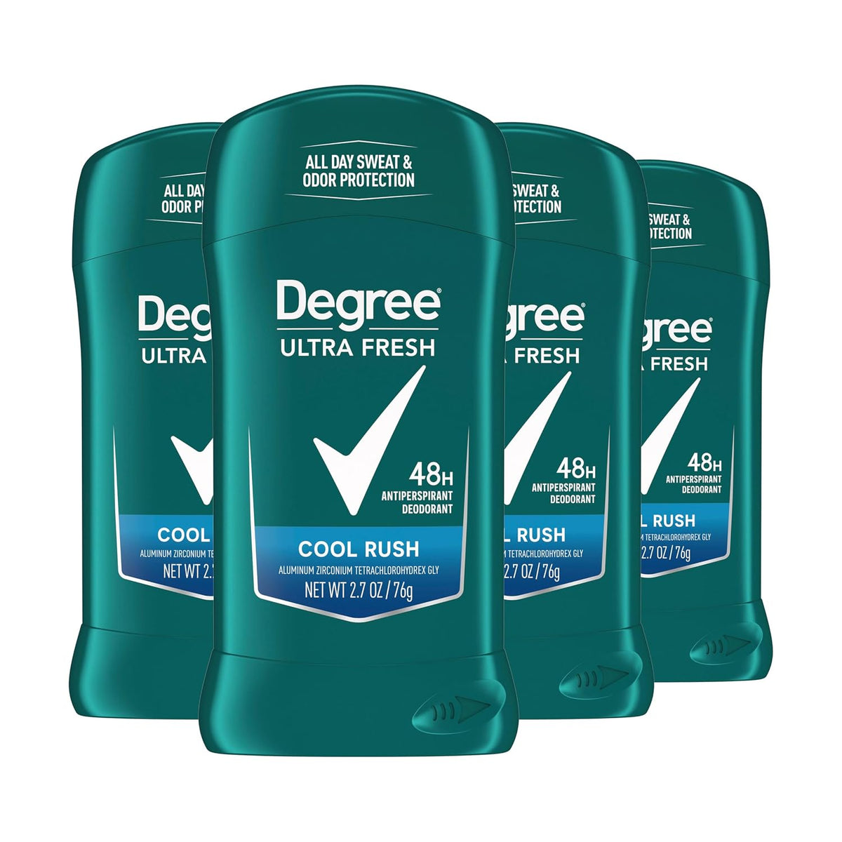 Degree Men Ultra Fresh Antiperspirant Stick 4 Pack Cool Rush 2.7 oz