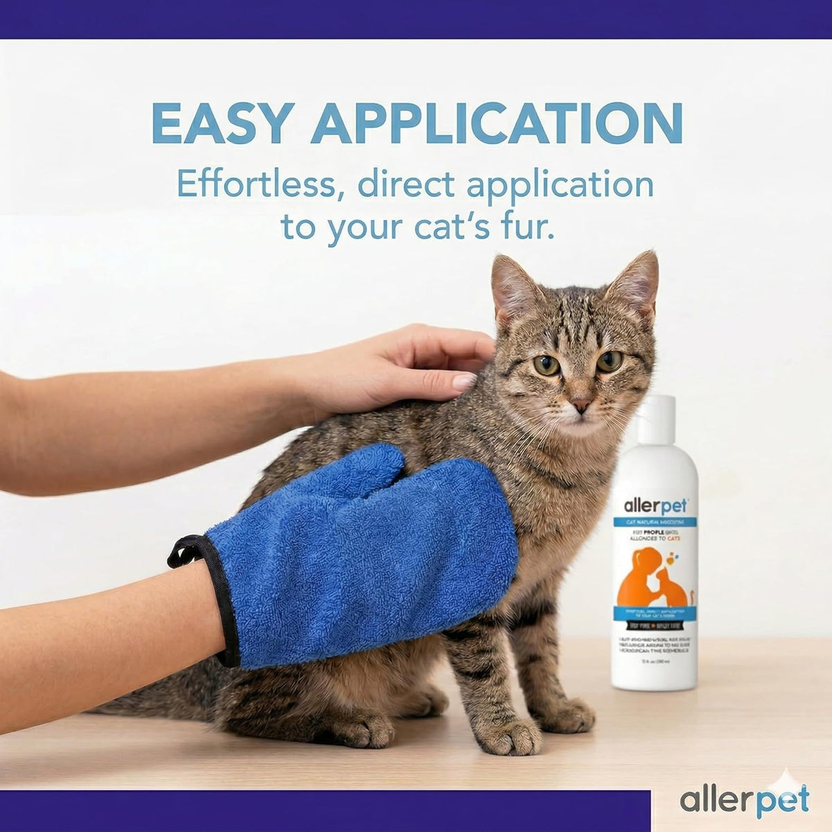 Allerpet Cat Dander Remover, Aloe-Free Pet Allergy Relief Made in USA 12 oz