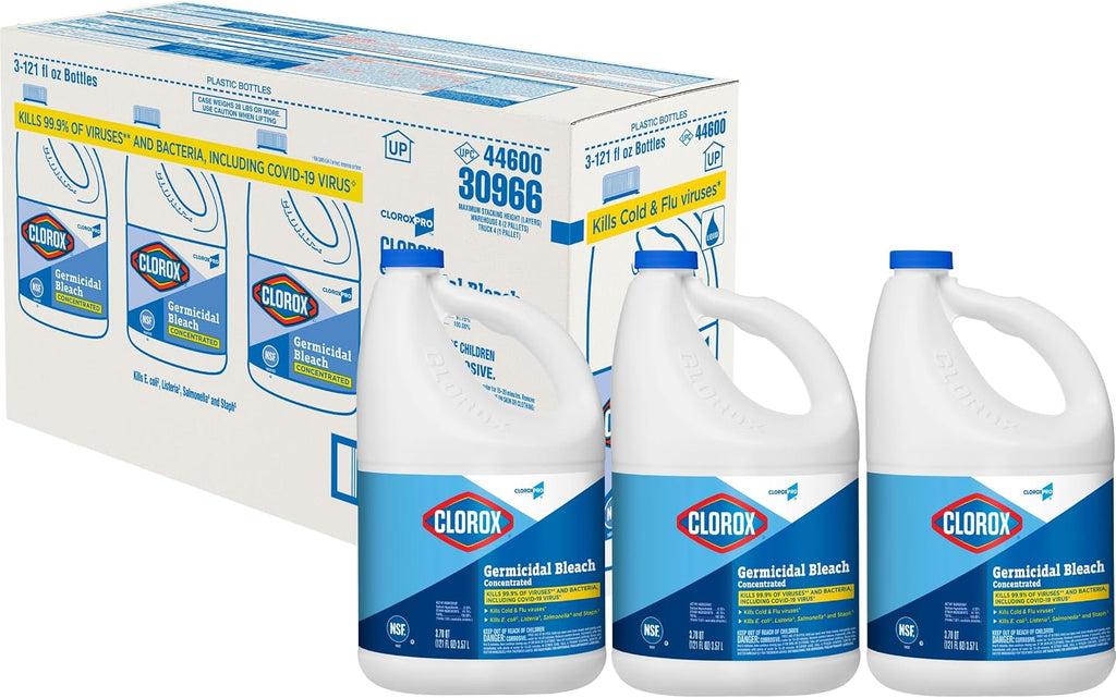 Clorox® Ultra Germicidal Bleach, 121 Oz, Case Of 3