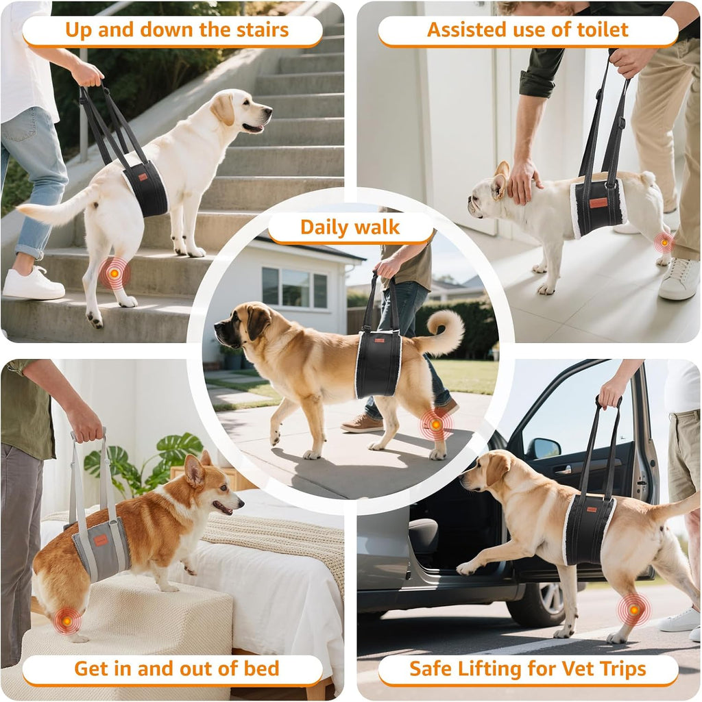 LOOBANI Adjustable Dog Sling for Large Dogs Hind Leg Support ACL Recovery