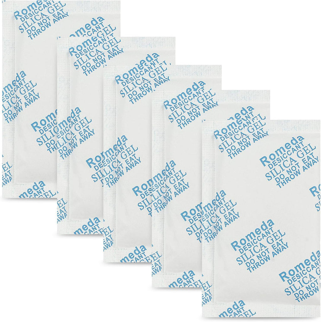 15 Pcs 20 Gram Silica Gel Packs, Transparent Desiccant, Desiccant Packets for Storage, Moisture Packs for Spices Jewelry Shoes Boxes Electronics Storage