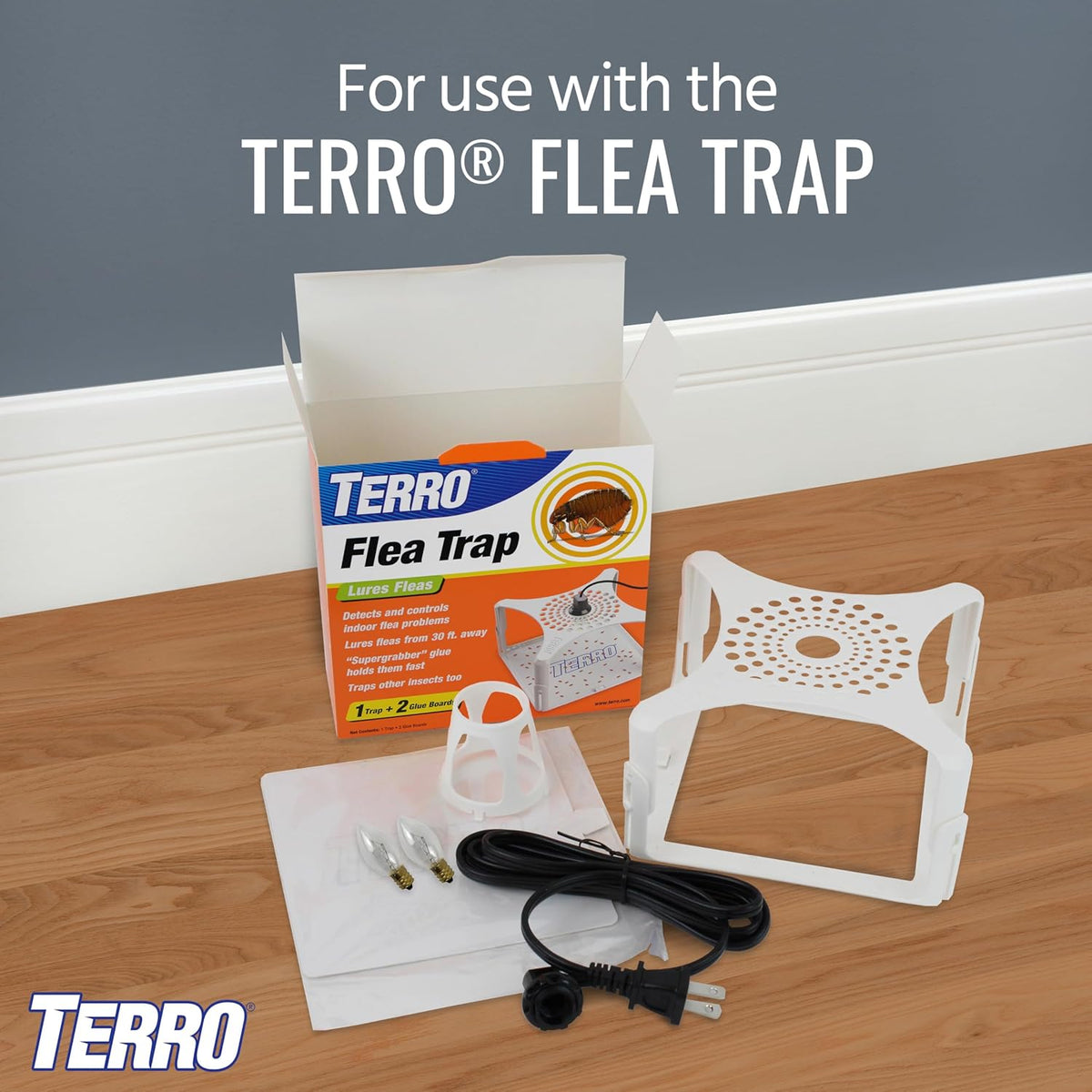 TERRO Flea Trap Refill Glue Cards, 3-Pack