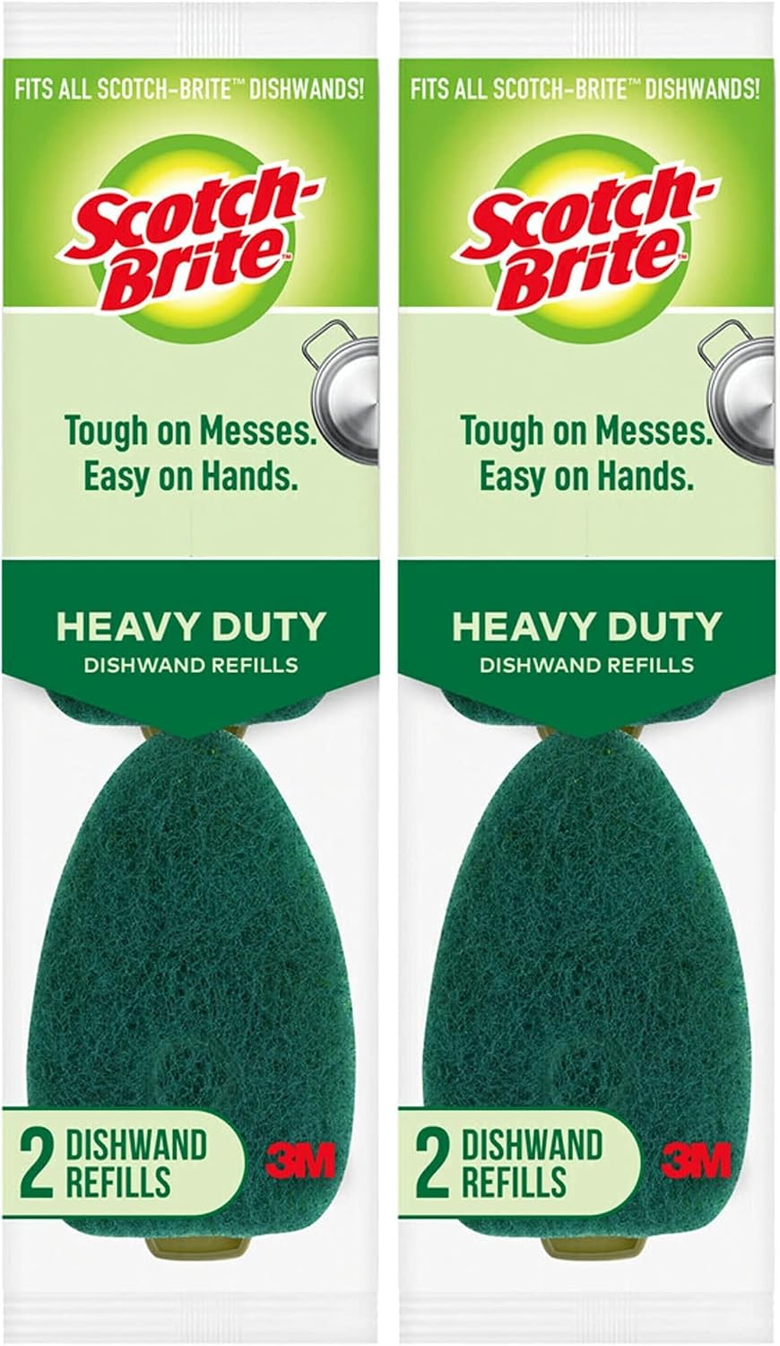 Scotch-Brite Heavy Duty Dishwand Refill, 2 Pack