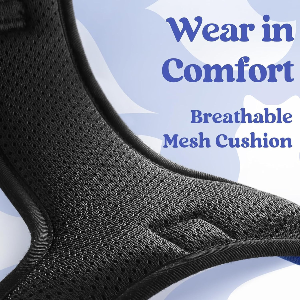 rabbitgoo Dog Harness for Large, Updated Easy On & Off with 3 Buckles