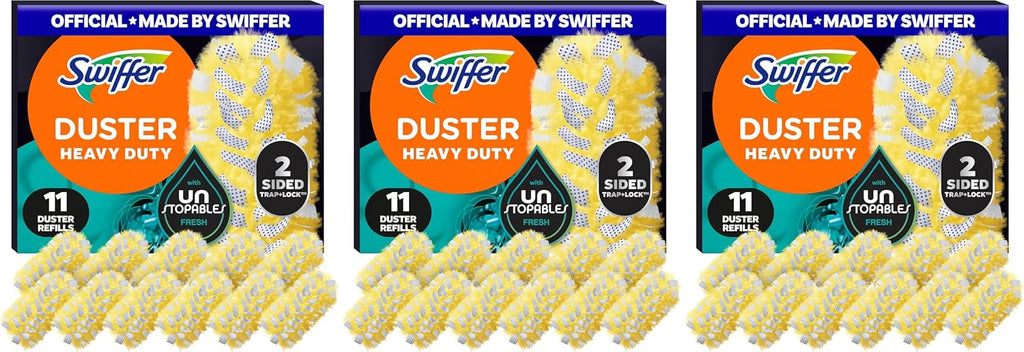 Swiffer Dusters Multi-Surface Heavy Duty Duster Refills, Unstopables Fresh Scent, 11 Count