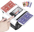 Automatic Card Shufflerfor 1-2 Decks with Dual Auto/Manual Modes, USB-C Rechargeable,Quiet Operation,Compatible with Texas Hold'emPoker All Card Types are Supported.