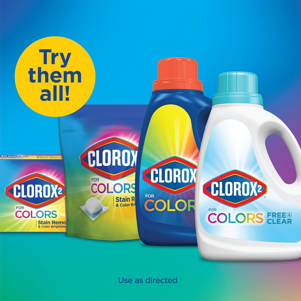 Clorox 2 Laundry Stain Remover and Color Booster Pack, 40 Count