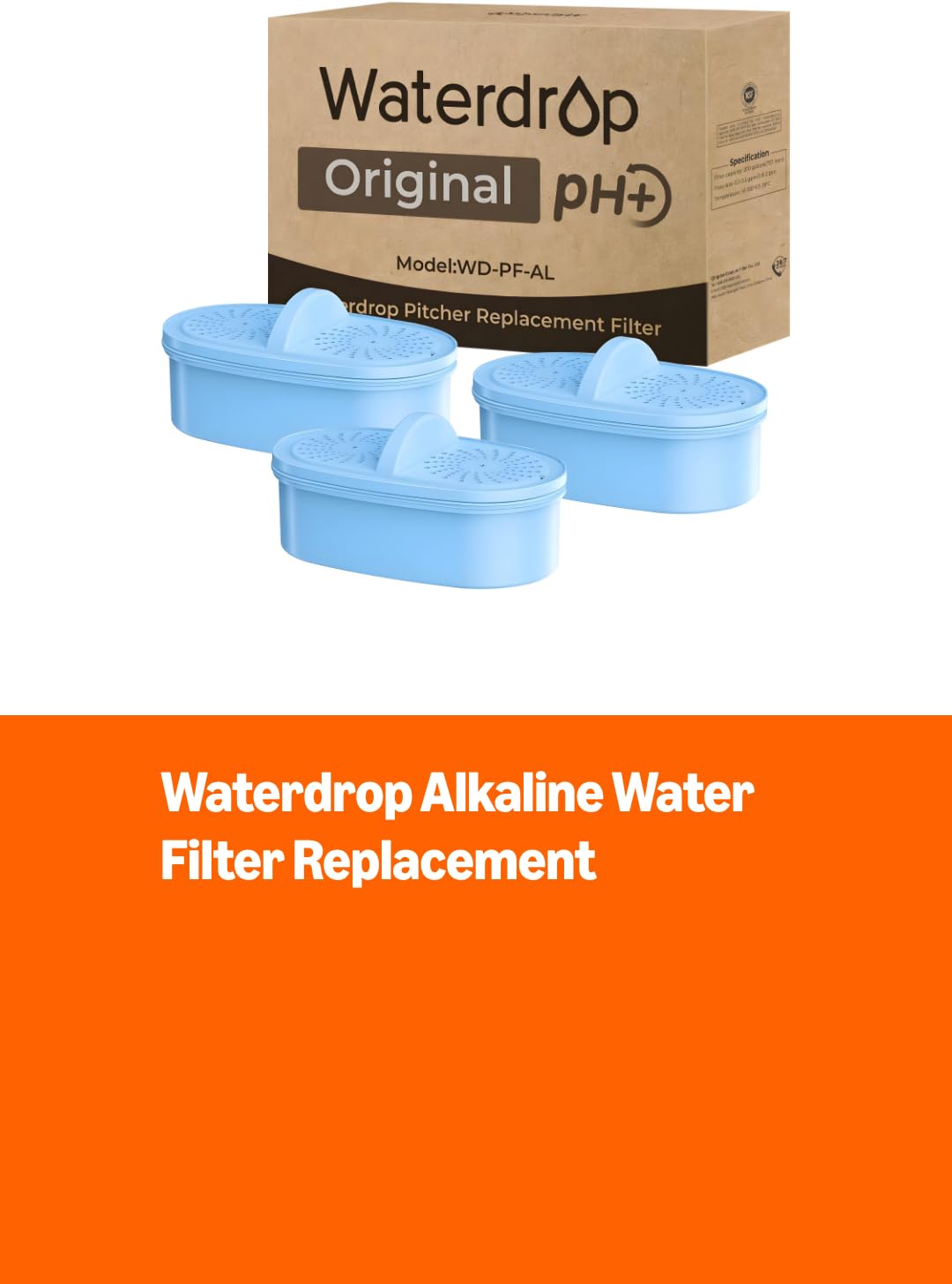 [Genuine] Waterdrop PF-AL Alkaline Water Filter for Waterdrop Pitchers