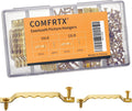60 Pack 2 Sizes Sawtooth Picture Hangers, Small & Heavy Duty