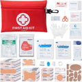 PTEROMY 150 Pcs Mini Travel First Aid Kit for Travel, Car, Home, Camping