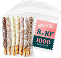 5x7 Self Sealing Cellophane Bags (200 Pack) - Clear Cookie Bags With Seal