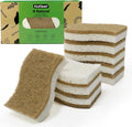 9 Pack Biodegradable Natural Kitchen Sponge Dish Sponges