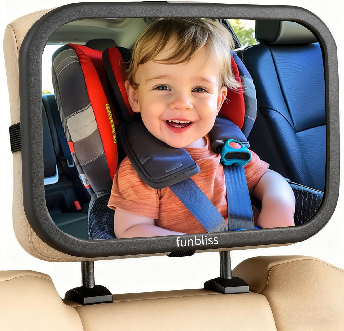Funbliss Baby Car Mirror for Rear Facing Seat