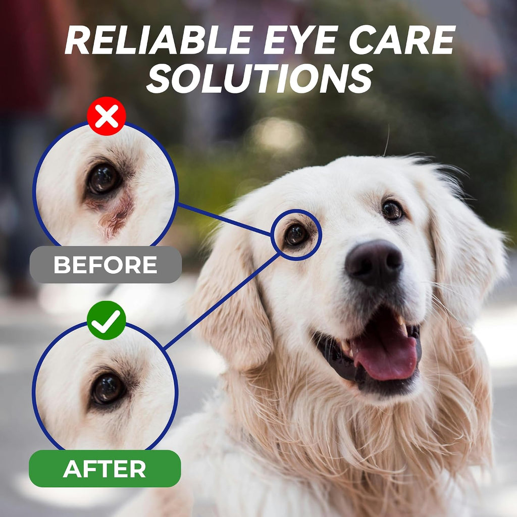 Wellix Pet Eye Drops for Dog & Cat, Non-Irritating Taurine Dog Eye Drop