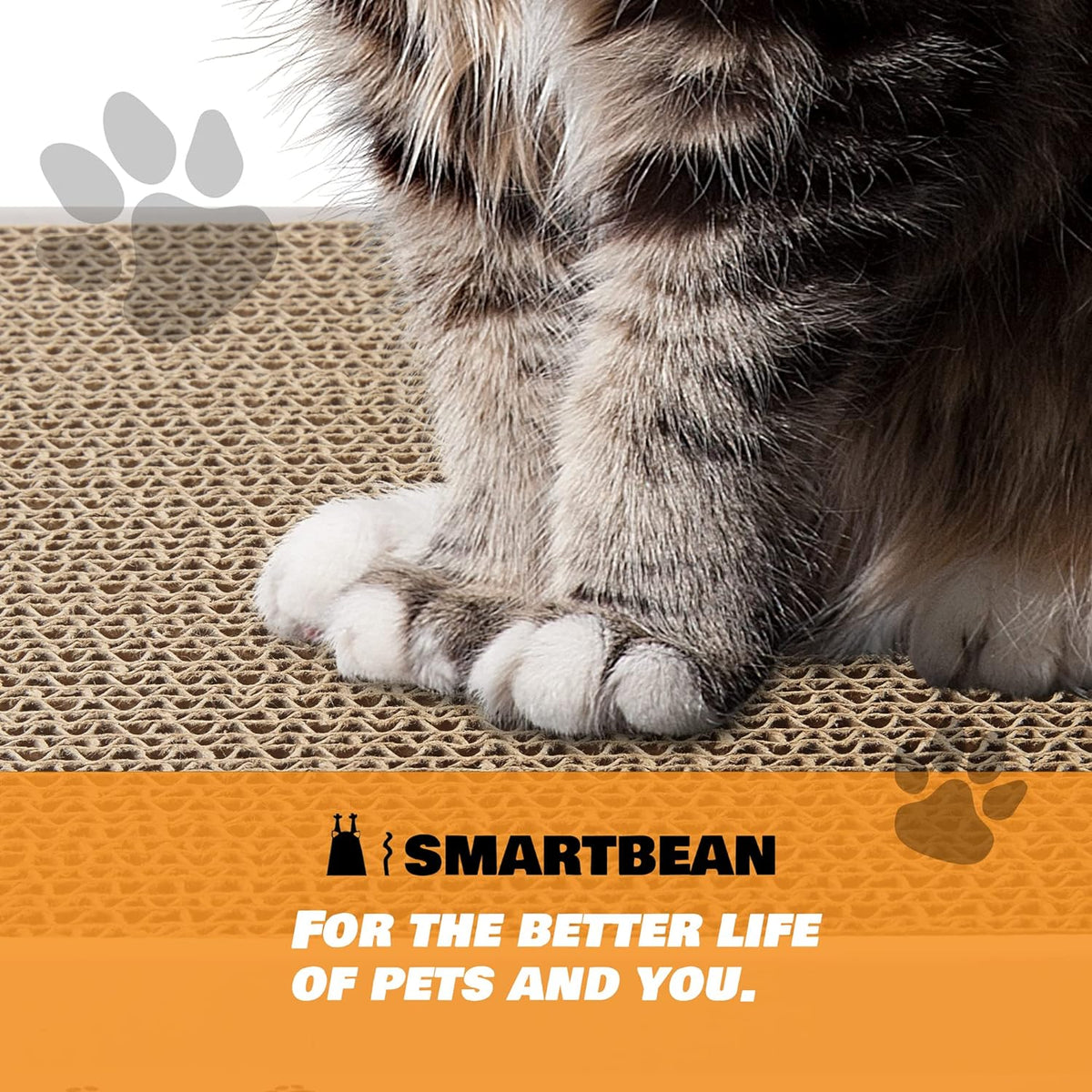Cardboard Scratcher Pad Scratching Post:Smartbean 3PCS Cat Cardboard,Cat Scratch Pad,Cat Post,Double-Sided Design for Double Life…
