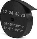 BEYOURD Webbing, Heavy Duty Webbing Straps, Extra Thick Strapping for Outdoor DIY Gear Repair, Black White
