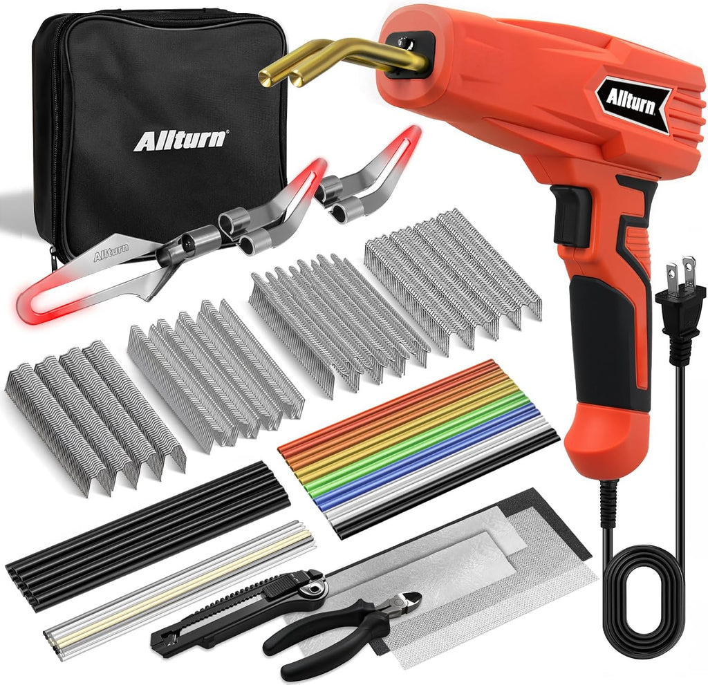 Allturn Plastic Welder 2 in 1 with the M8 Hot Cutting Tip(Yellow)