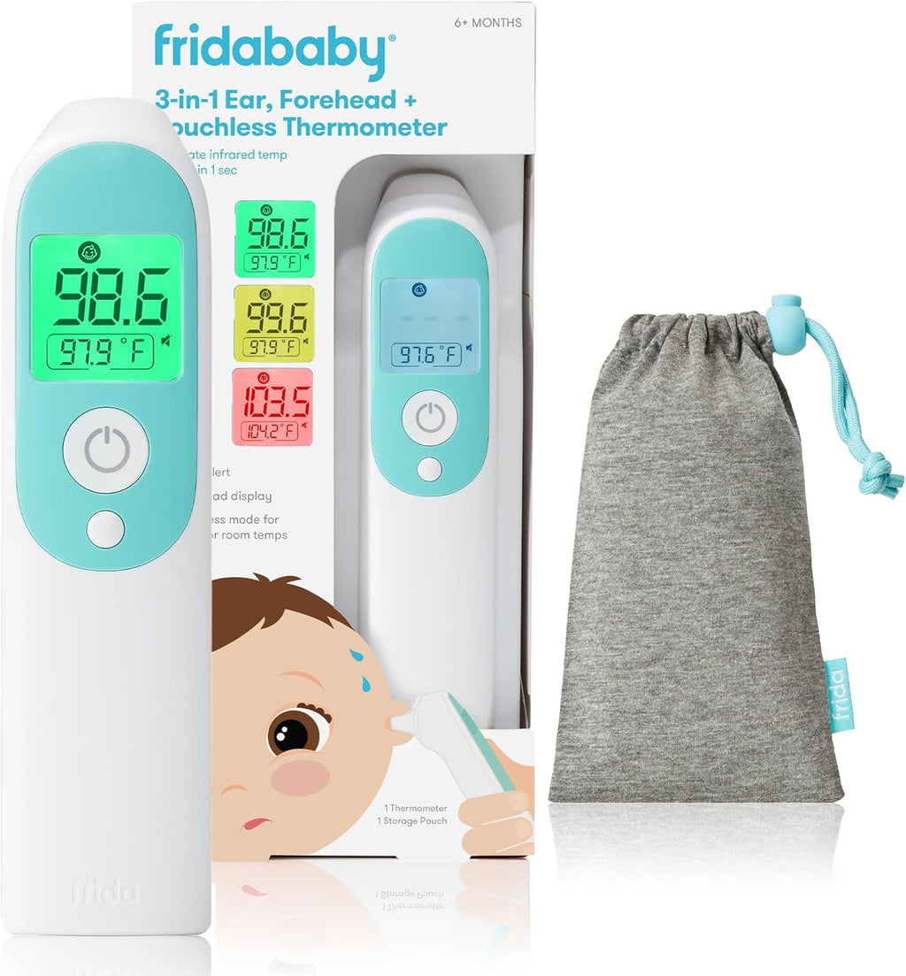 Frida Baby 3-in-1 Infrared Thermometer for Ear, Forehead & Touchless